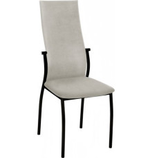 Стул Древпром Престиж ДП2-19 черный матовый/катания смоук