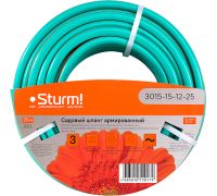 Шланг Sturm 3015-15-12-25 оранжевый/мятный, 1/2