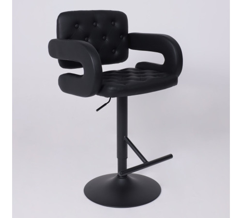 Стул с подлокотниками AksHome Elton черный/черный