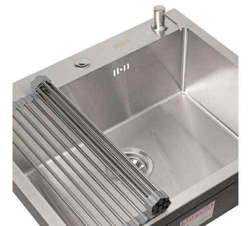 Кухонная мойка ARFEKA ECO AR мойка 600*500, роллер-мат, дозатор SATIN