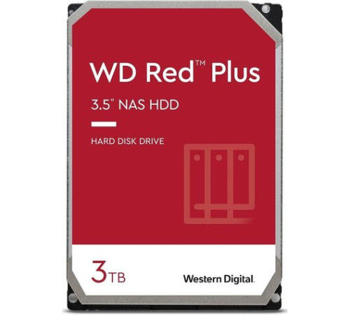 Жесткий диск WD Red Plus 3TB WD30EFPX