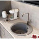 Кухонная мойка Mixline ML-GM13 551896 графитовый