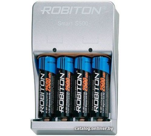 Аккумуляторы + зарядное Robiton Smart S500-4MHAA
