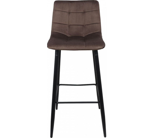 Стул AksHome Stella коричневый велюр HLR49/черный