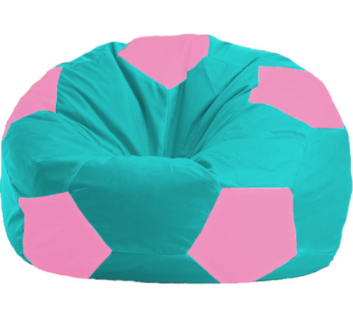 Кресло-мешок Flagman Мяч Стандарт М1.1-295 бирюзовый/розовый
