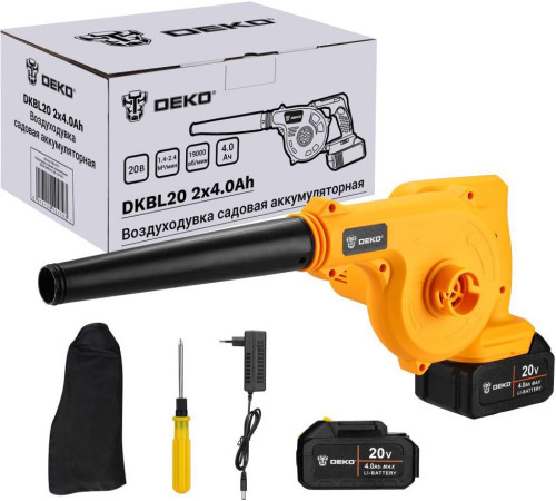 Ручная воздуходувка Deko DKBL20 SET 063-4313 с 2-мя АКБ
