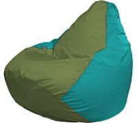 Кресло-мешок Flagman Груша Мега XXXL Г3.1-230 оливковый/бирюзовый