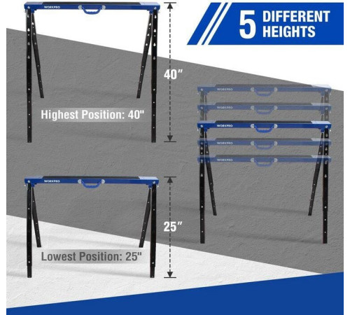 Козлы строительные Workpro WP289025