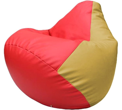 Кресло-мешок Flagman Груша Макси Г2.3-0908 красный/охра