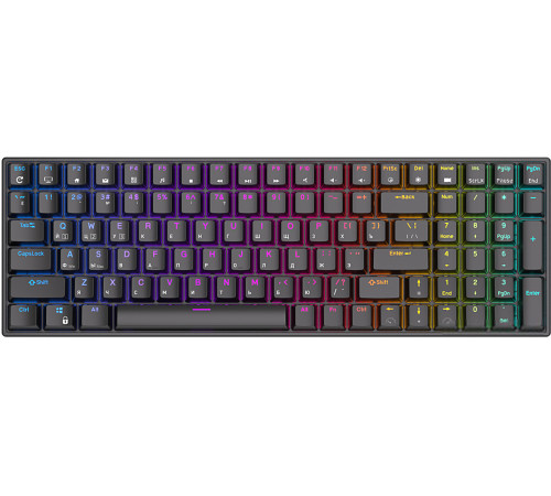 Клавиатура Royal Kludge RK100 RGB черный, RK Red