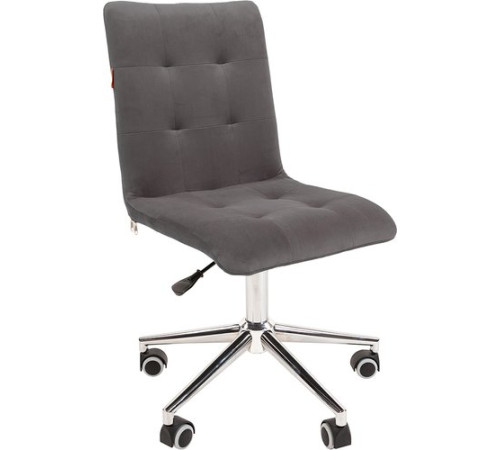 Офисное кресло CHAIRMAN 030 ткань, T-55 серый/хром