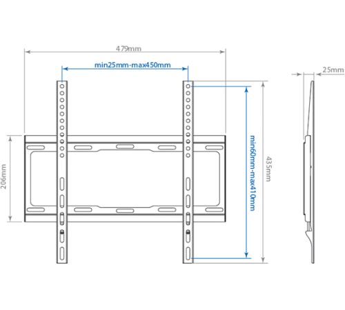 Кронштейн для телевизора Arm Media Steel-3