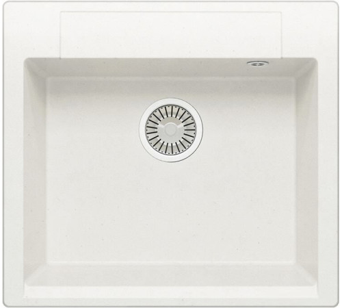Кухонная мойка Polygran Argo-560 белый хлопок 36