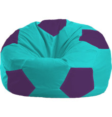 Кресло-мешок Flagman Мяч Стандарт М1.1-285 бирюзовый/фиолетовый
