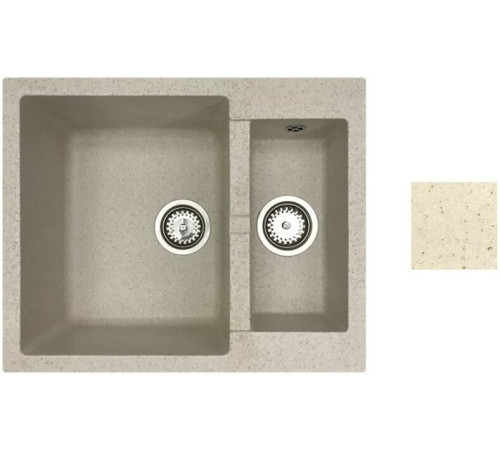 Кухонная мойка БелЭворс Duet бежевый