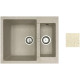Кухонная мойка БелЭворс Duet бежевый