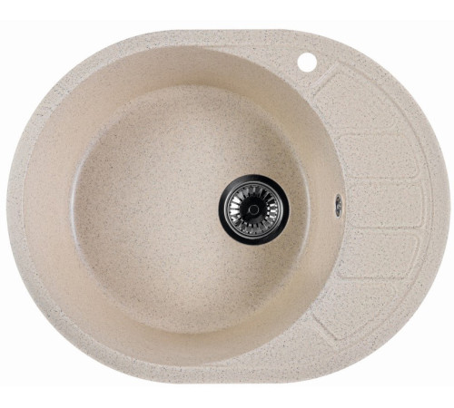 Кухонная мойка Marblan Ovata L гранит, с сифоном