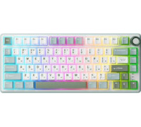 Клавиатура Royal Kludge R75 RGB Sky Cyan RK Silver