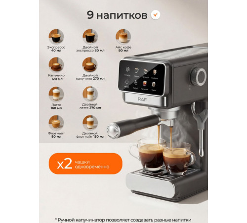 Рожковая кофеварка RAF R.0208
