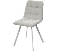 Стул M-City Ричи 688M05747 H-09 светло-серый велюр/белый