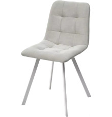Стул M-City Ричи 688M05747 H-09 светло-серый велюр/белый