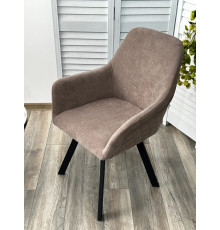 Стул с подлокотниками M-City Jet 670M05342 B5 капучино/черный