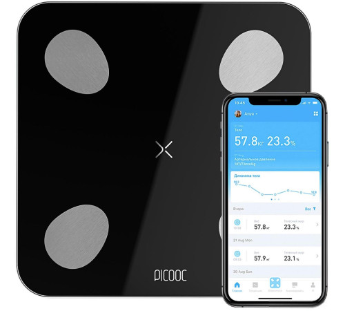 Напольные весы Picooc Mini Lite черный