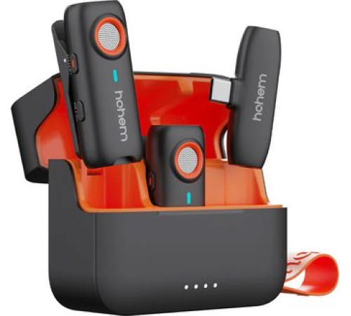 Радиосистема Hohem MIC-01 USB Type-C 2TX+1RX, черный