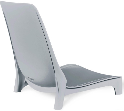 Стул Sheffilton SHT-S75 серый/хром лак