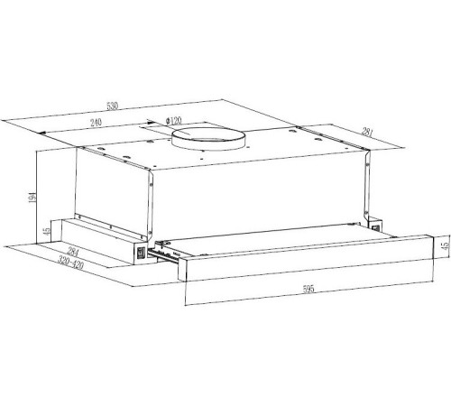 Кухонная вытяжка Schtoff Laila 60 GBK