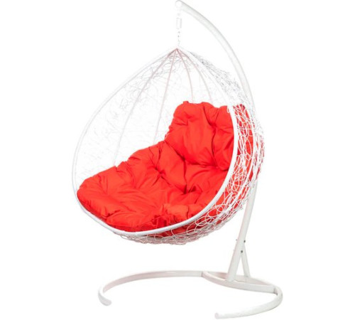 Подвесное кресло BiGarden Gemini белый/красный