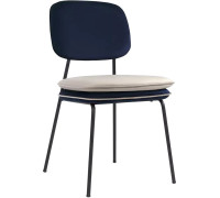 Стул Bergenson Bjorn Pea BB0000691 темно-синий/бежевый
