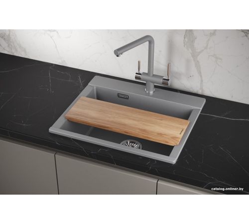 Кухонная мойка Granula ES-5804 алюминиум