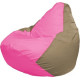 Кресло-мешок Flagman Груша Макси Г2.1-193 бежевый темный/розовый