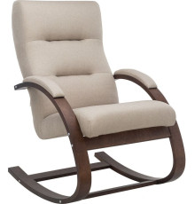 Кресло-качалка Leset Милано орех текстура/ткань Малмо 05