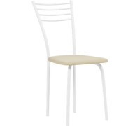 Стул Mio Tesoro Сигма бежевый/белый