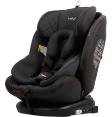 Детское автокресло Indigo Aero Isofix черный/красный