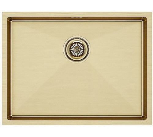 Кухонная мойка Paulmark Next 58 Uni PM215844-BG золото/брашированное золото