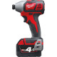 Винтоверт Milwaukee M18 BID-402C 4933443580 с 2-мя АКБ, кейс