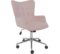 Офисное кресло AksHome Bella Chrome Velluto 37 велюр/пыльная роза