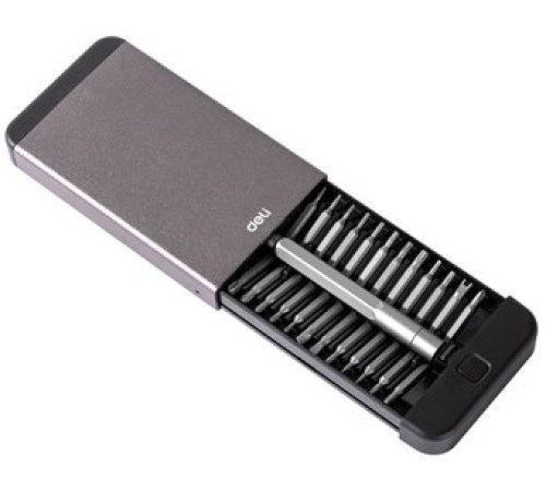 Набор отвертка с битами Deli DL3525 25 предметов