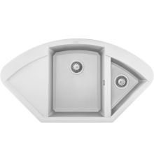 Кухонная мойка Elleci Easy Corner Bianco Titano 68