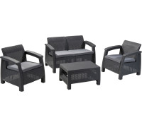 Набор садовой мебели Keter Corfu Set 223204 графит
