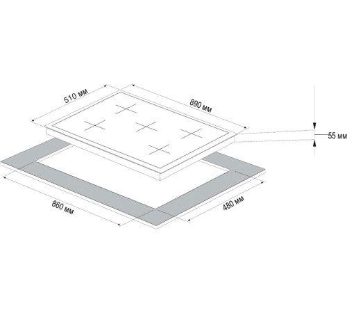 Варочная панель Korting HG 997 CTX