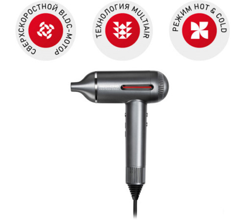 Фен Redmond Редмонд HD1700 серый