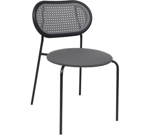 Стул AksHome Teo серый/черный