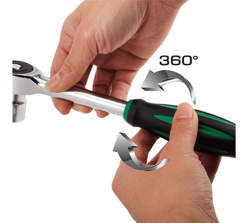 Трещотка дисковая Toptul CJTV1224