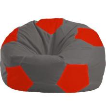 Кресло-мешок Flagman Мяч Стандарт М1.1-362 темно-серый/красный
