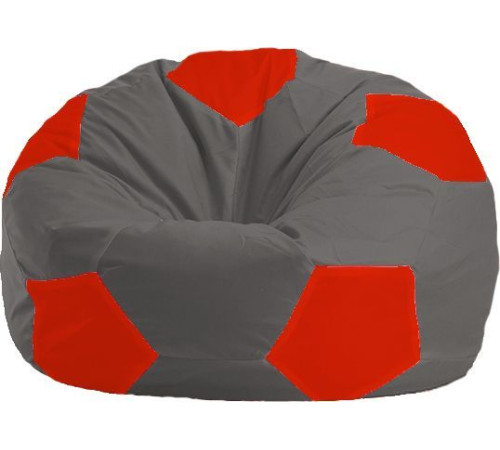 Кресло-мешок Flagman Мяч Стандарт М1.1-362 темно-серый/красный