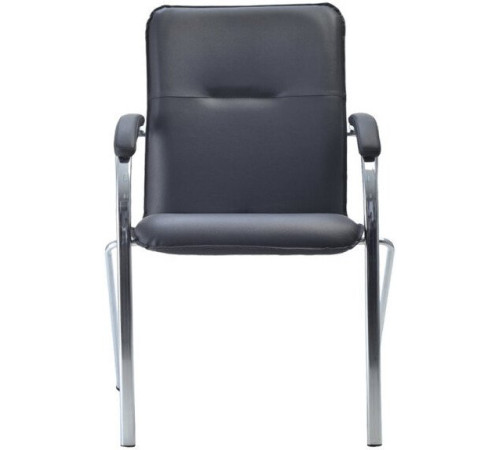 Офисный стул Helmi Самба М HL-F04 344607 металл хром/экокожа/черный BOX2